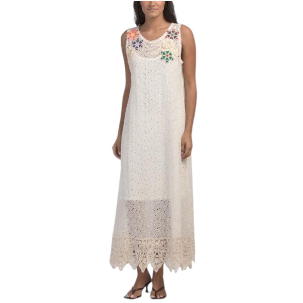 Johnny Was Nydia Applique Dress